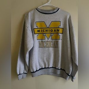 Vintage Michigan Crewneck Sweatshirt Sz Small Swingster